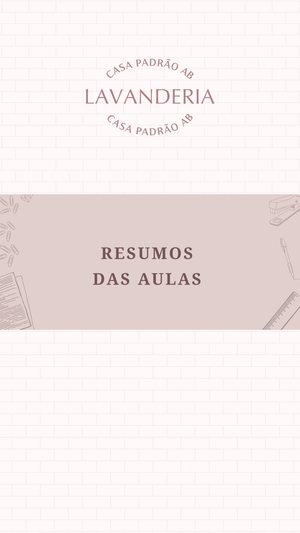 Capa do material Resumos das Aulas
